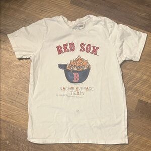 Tiny turnip kids White Red Sox Nacho Team Tee